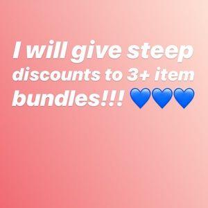STEEP DISCOUNT ON BUNDLES!